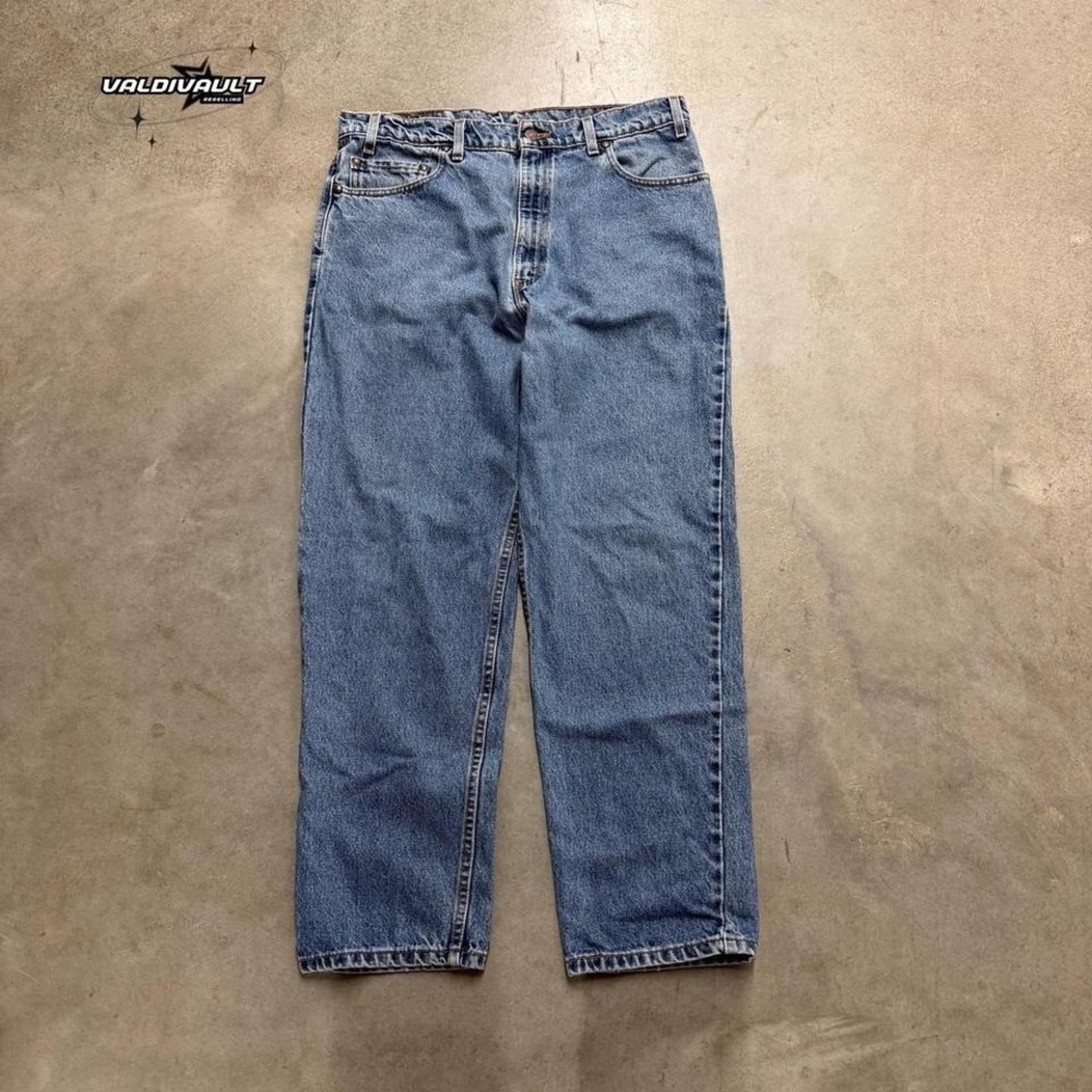 90's Levi's 540 Jeans Mens 36x29 Orange Tab Pants